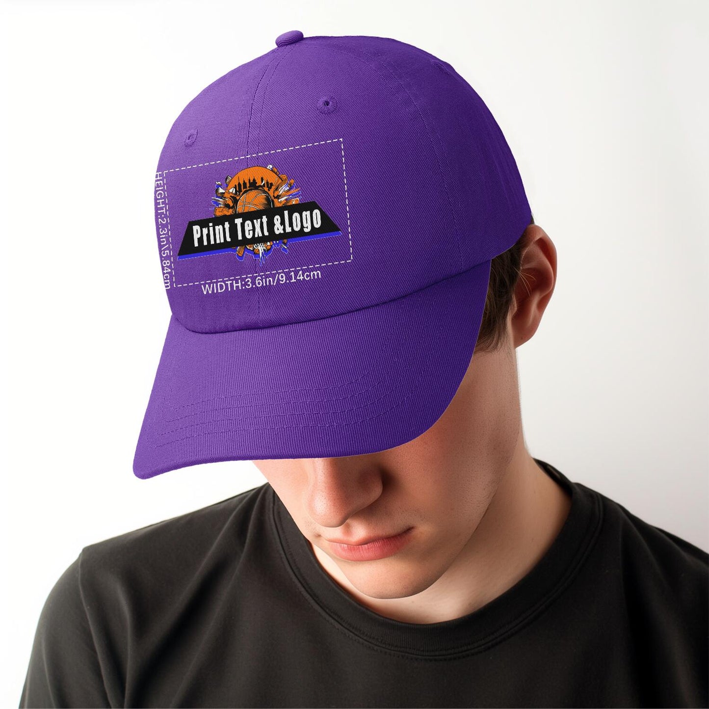 Custom Purple Duckbill Mesh Cap Elevate Your Style with Personalized Comfort
