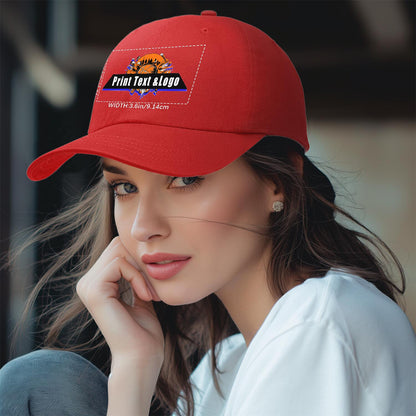 Custom Red Duckbill Mesh Cap Elevate Your Style with Personalized Comfort