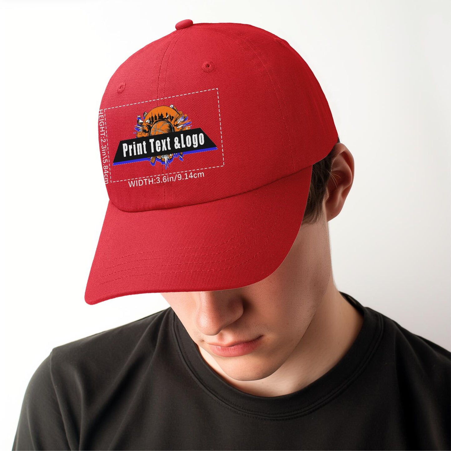 Custom Red Duckbill Mesh Cap Elevate Your Style with Personalized Comfort