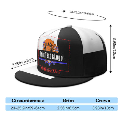 Custom Full-Brim Snapback Hats Personalized Design Premium Quality Caps