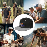 Custom Grey Top Contrast Flat Brim Cap Personalize Your Style