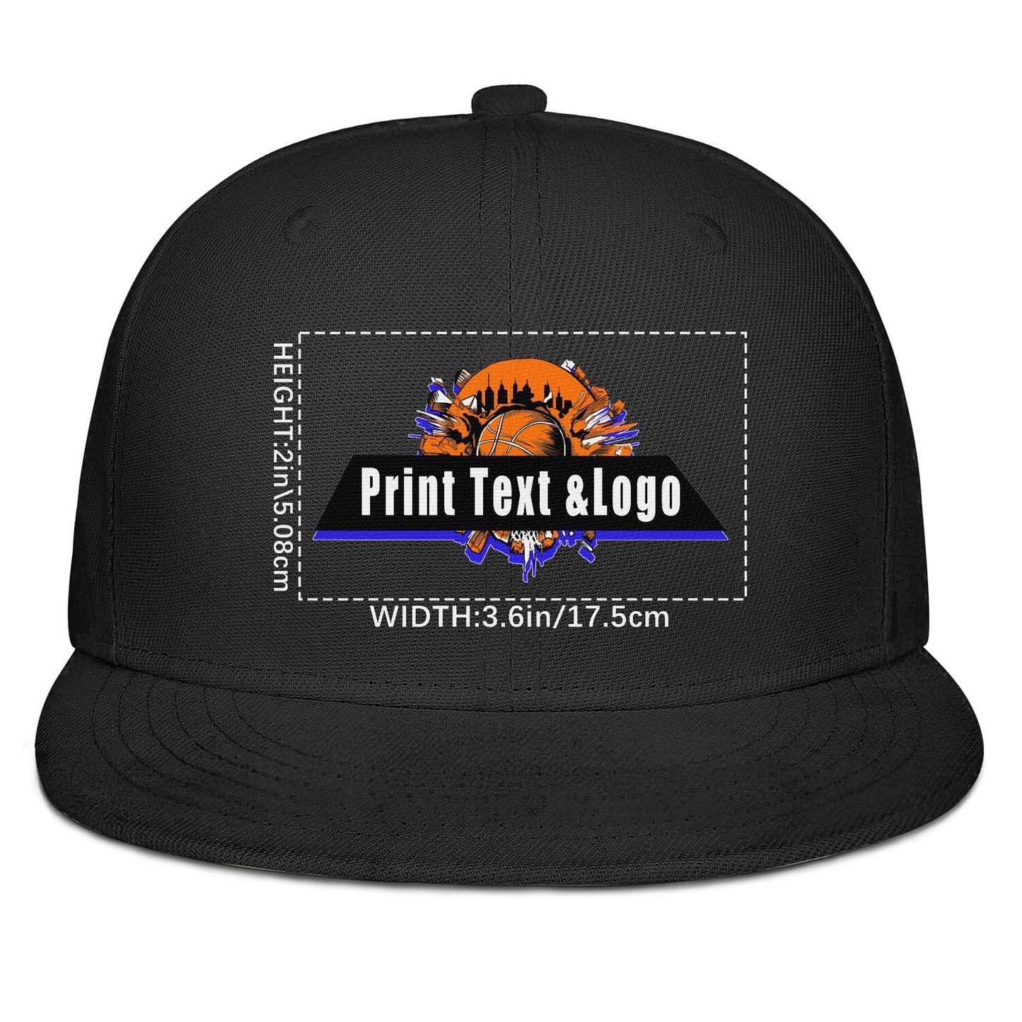 Custom Sports Snapback Hats Performance Flat Brim Caps for Athletes Training