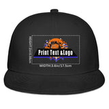 Custom Sports Snapback Hats Performance Flat Brim Caps for Athletes Training
