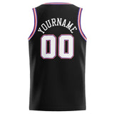 Custom Stitched Basketball Jersey for Men, Women And Kids Black-White