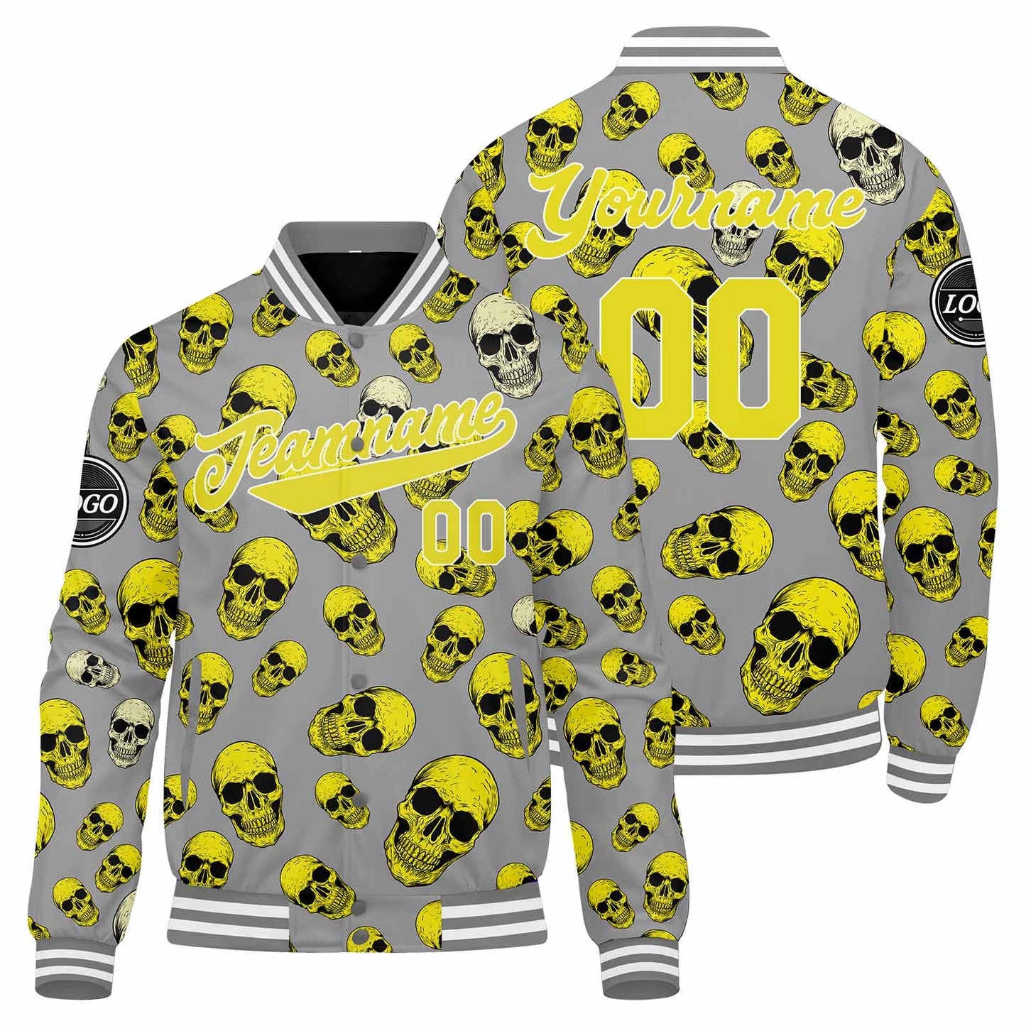 Custom yellow Varsity Jacket for Men Women and Youth with Personalized Letterman Jacket