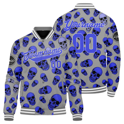 Custom blue Varsity Jacket for Men Women and Youth with Personalized Letterman Jacket