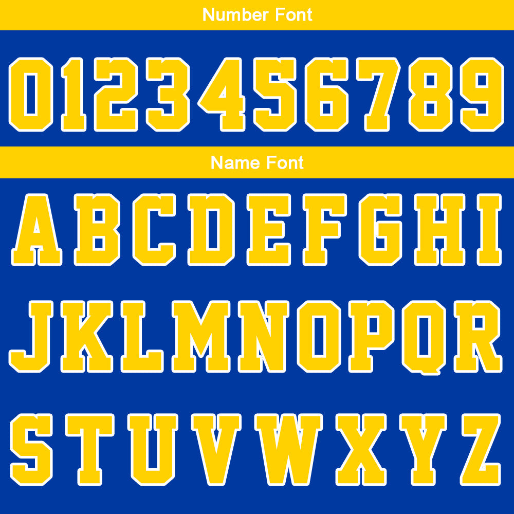 Custom Royal Yellow Reversible Basketball Suit for Adults and Kids Personalized Jersey