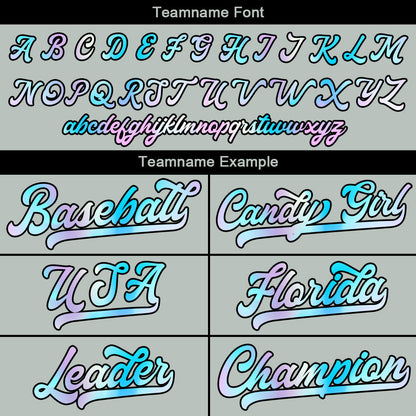 Custom Gray Baseball Jersey Stitched Design Personalized Hip Hop Baseball Shirts