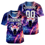 Custom Starry Wolf Baseball Uniforms High-Quality for Adult Kids Optimized for Performance