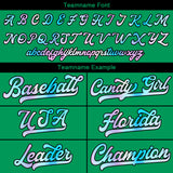 Custom Green Baseball Jersey Stitched Design Personalized Hip Hop Baseball Shirts