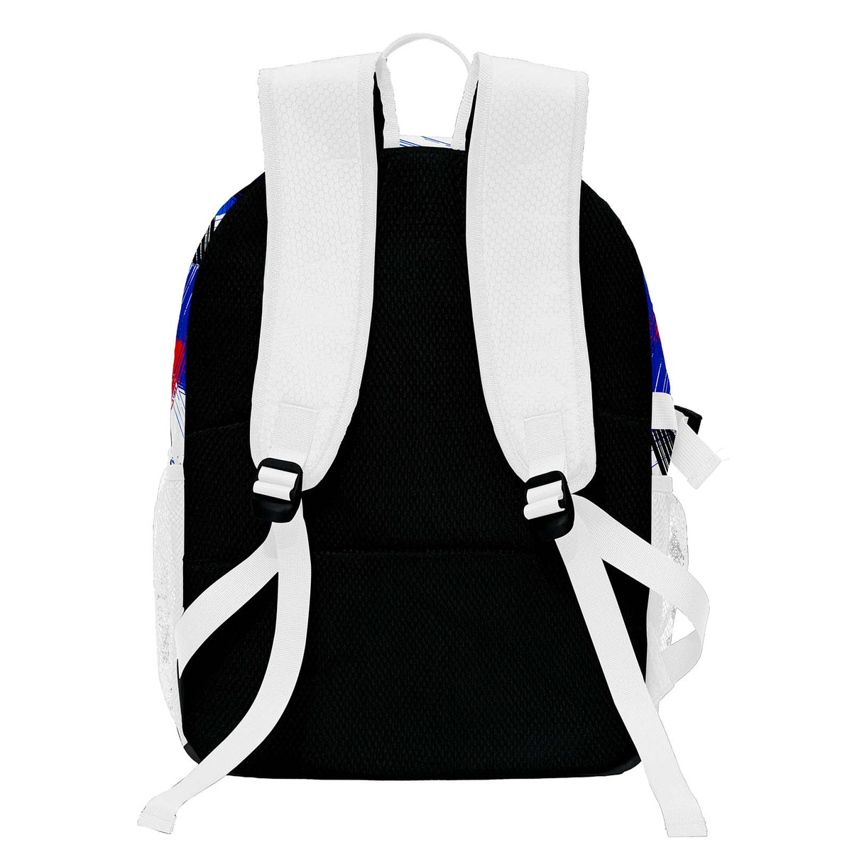 Custom White Basketball Soccer Backpack Personalized Player Names - Numbers & Team Logo #150-BP-0914-0022