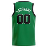 Custom Stitched Basketball Jersey for Men, Women And Kids Kelly Green-Black-White