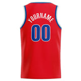 Custom Stitched Basketball Jersey for Men, Women And Kids Red-Royal-White