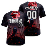 Custom Blood Moon Wolf Baseball Uniforms High-Quality for Adult Kids Optimized for Performance