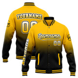 Custom Varsity Jacket Letterman jacket for Men, Women and Youth Yellow Black