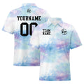 Custom Football Polo Shirts  Add Your Unique Logo/Name/Number Fluid White