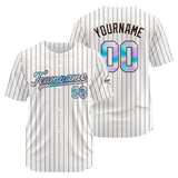 Custom Stripe-Brown Baseball Jersey Stitched Design Personalized Hip Hop Baseball Shirts