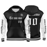 Custom White Black Sweatshirt Hoodie For Men Women Girl Boy Print Your Logo Name Number