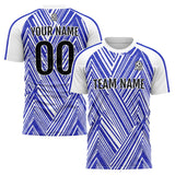 Custom Soccer Uniform Jersey Kids Adults Personalized Set Jersey Royal&White