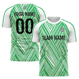 Custom Soccer Uniform Jersey Kids Adults Personalized Set Jersey Green&White