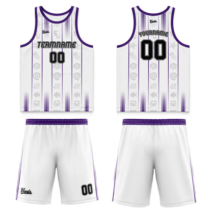 Custom Pink White Wide Shoulder Basketball Jersey, Breathable Mesh Team Uniform for Adult & Yout