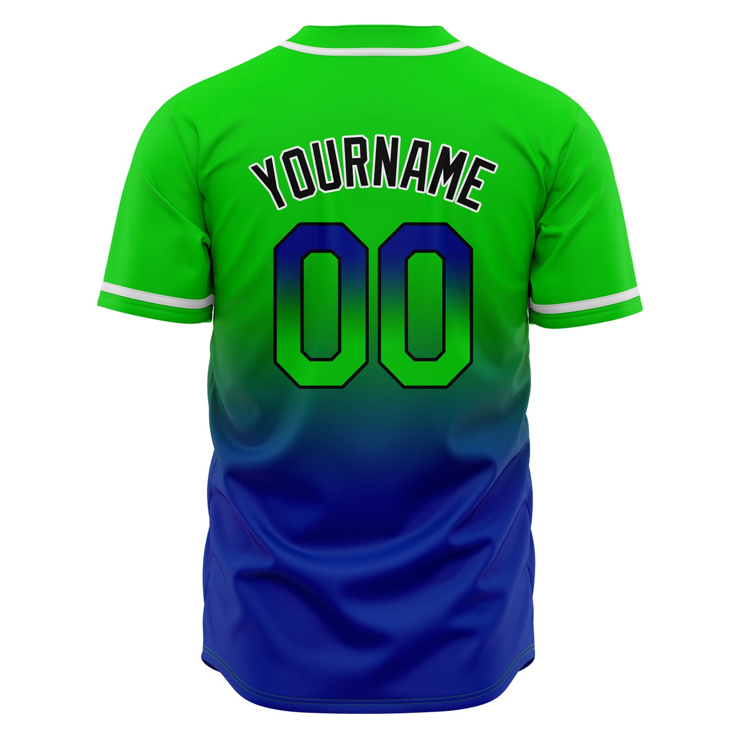 Custom Gradient Baseball Jerseys Personalized Name Number Logo