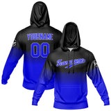 Custom Black Blue Sports hoodie Sweatshirt Set for Men Women Youth Tops and Pants Set Tracksuit