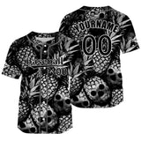 Custom Gray Baseball Jersey Print Personalized Name, Number and Logo