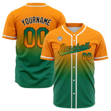 Custom Gradient Baseball Jerseys Personalized Name Number Logo