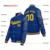 Custom Blue Varsity Jackets for Men Women Youth Personalized Letterman Jackets