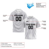 Custom Grey Short Sleeve Hoodies for Men Women Shirts with Hoods Printed Name Logo