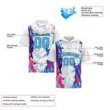 Custom White Short Sleeve Hoodies for Men Women Shirts with Hoods Printed Name Logo