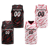 Custom Reversible Basketball Suit for Adults and Kids Personalized Jersey Damage-Red