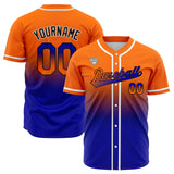 Custom Gradient Baseball Jerseys Personalized Name Number Logo