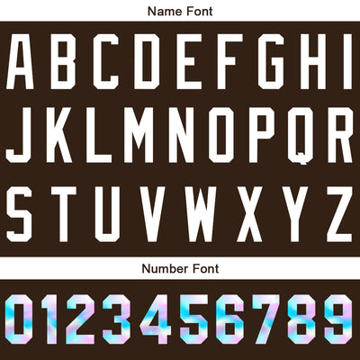 Custom Brown Baseball Jersey Stitched Design Personalized Hip Hop Baseball Shirts