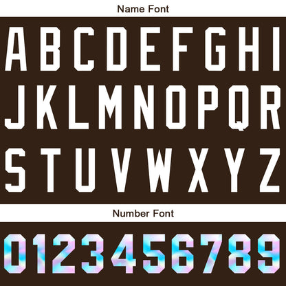 Custom Brown Baseball Jersey Stitched Design Personalized Hip Hop Baseball Shirts
