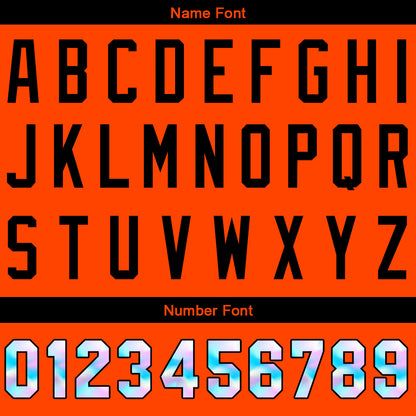 Custom Orange Baseball Jersey Stitched Design Personalized Hip Hop Baseball Shirts