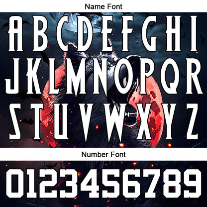 Custom Blood Moon Wolf Baseball Uniforms High-Quality for Adult Kids Optimized for Performance