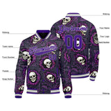 Custom  Purple Varsity Jacket for Men Women and Youth with Personalized Letterman Jacket