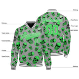 Custom green Varsity Jacket for Men Women and Youth with Personalized Letterman Jacket
