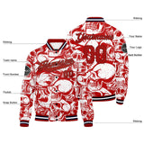 Custom  red Varsity Jacket for Men Women and Youth with Personalized Letterman Jacket