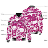 Custom pink Varsity Jacket for Men Women and Youth with Personalized Letterman Jacket