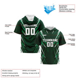 Custom Drak Green Short Sleeve Hoodies for Men Women Shirts with Hoods Printed Name Logo