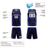 Custom Royal Reversible Basketball Suit for Adults and Kids Personalized Jersey