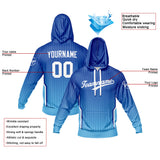 Custom Blue Sports hoodie Sweatshirt Set for Men Women Youth Tops and Pants Set Tracksuit