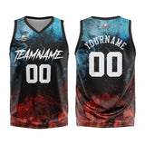 Custom Red Basketball Jersey Uniform Suit Printed Your Logo Name Number