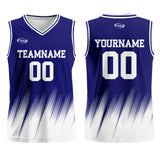 Custom Blue White Basketball Jersey Uniform Suit Printed Your Logo Name Number