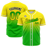 Custom Gradient Baseball Jerseys Personalized Name Number Logo