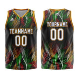 Custom Black Orange Basketball Jersey Uniform Suit Printed Your Logo Name Number