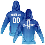 Custom Blue Sports hoodie Sweatshirt Set for Men Women Youth Tops and Pants Set Tracksuit